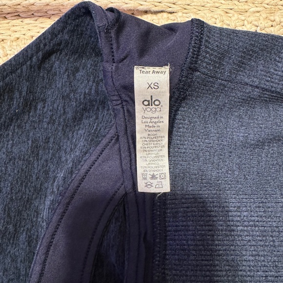 Navy Blue women’s Alo Alosoft set LIKE NEW sz XS - Picture 9 of 14
